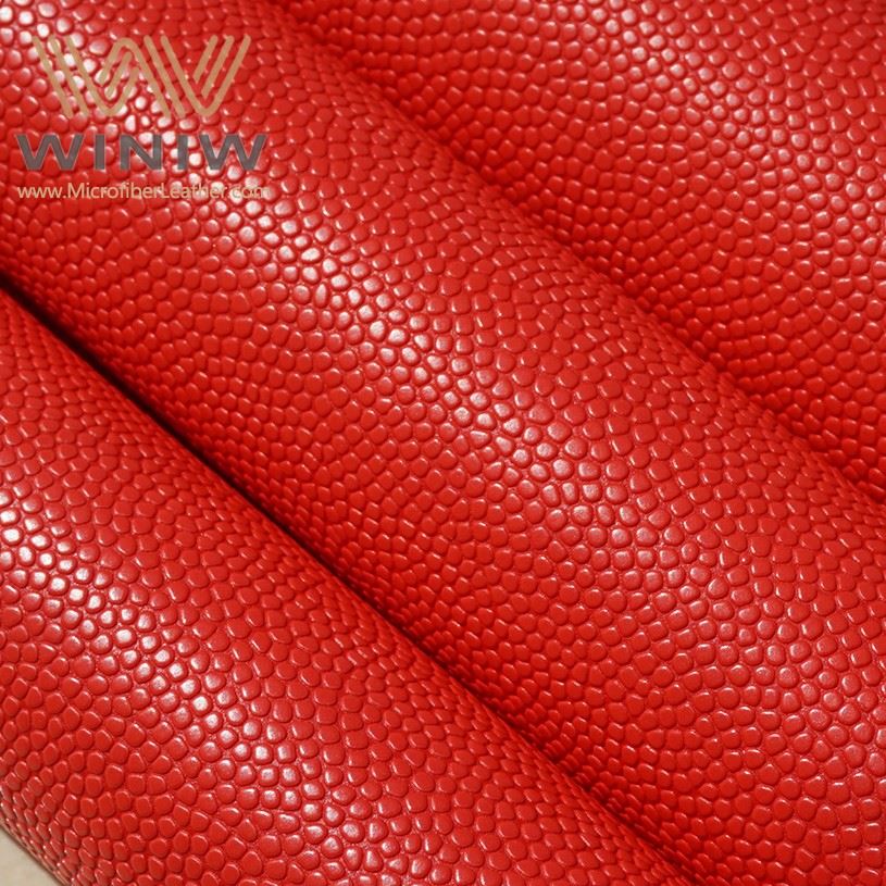 Basketball Faux Leather Fabric