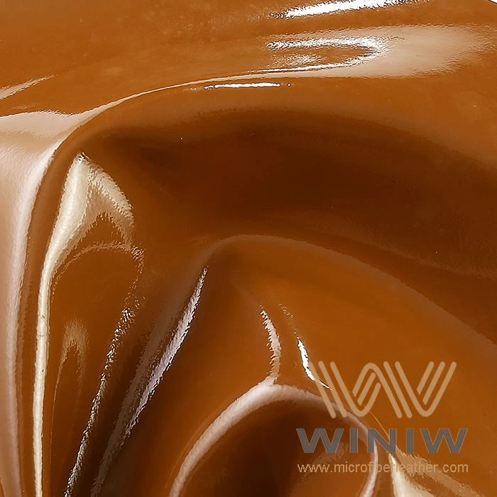 patent microfiber leather 023