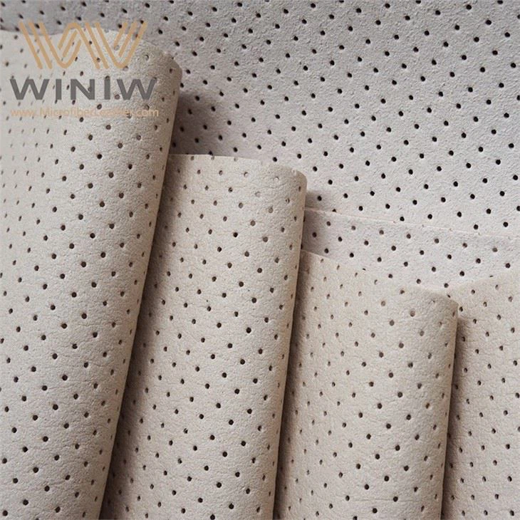Perforation respirable matérielle de cuir d'unité centrale de microfibre pour des chaussures
