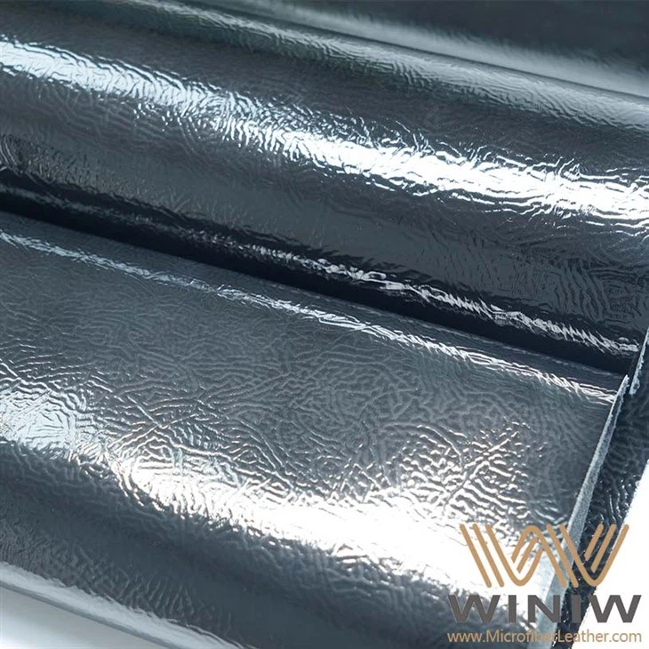 High-Resilience Microfiber Patent Faux Leather