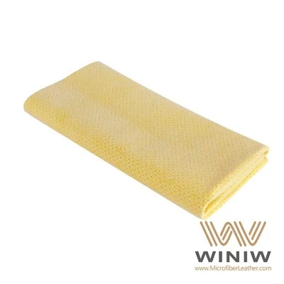 Chiffon en peau de chamois en cuir de qualité supérieure pour le lavage des automobiles