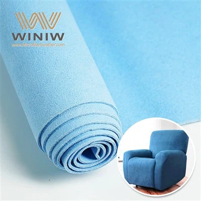 tissu en cuir de canapé synthétique en microfibre microsuède de 1,2 mm