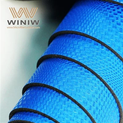 Tissu de baskets en cuir artificiel en microfibres antibactériennes