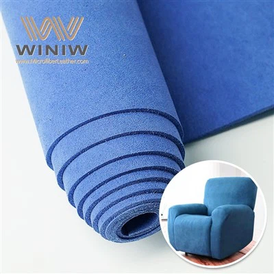 Tissu en microfibres écologique Microsuede Nubuck PU Canapé Cuir