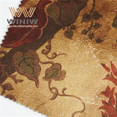 Cuir de meubles de tapisserie d'ameublement d'imitation de microfibre de la meilleure qualité pour le canapé