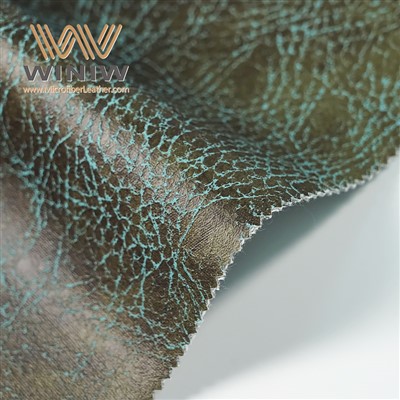Tissu en similicuir pour canapé de rembourrage en matériau synthétique